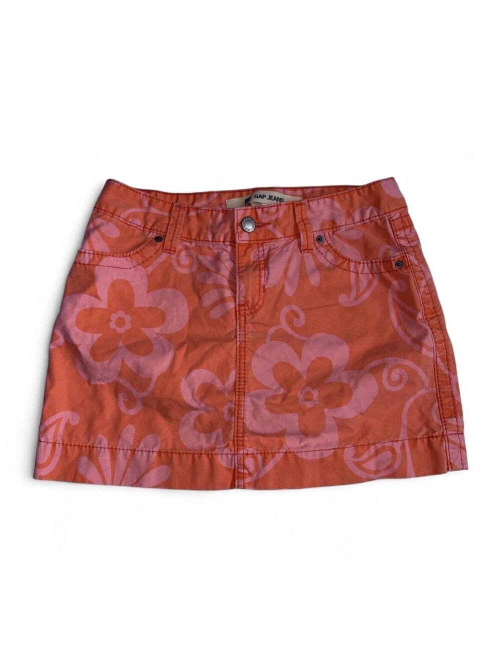 Gap Vintage Floral Skirt Y2K Retro Style